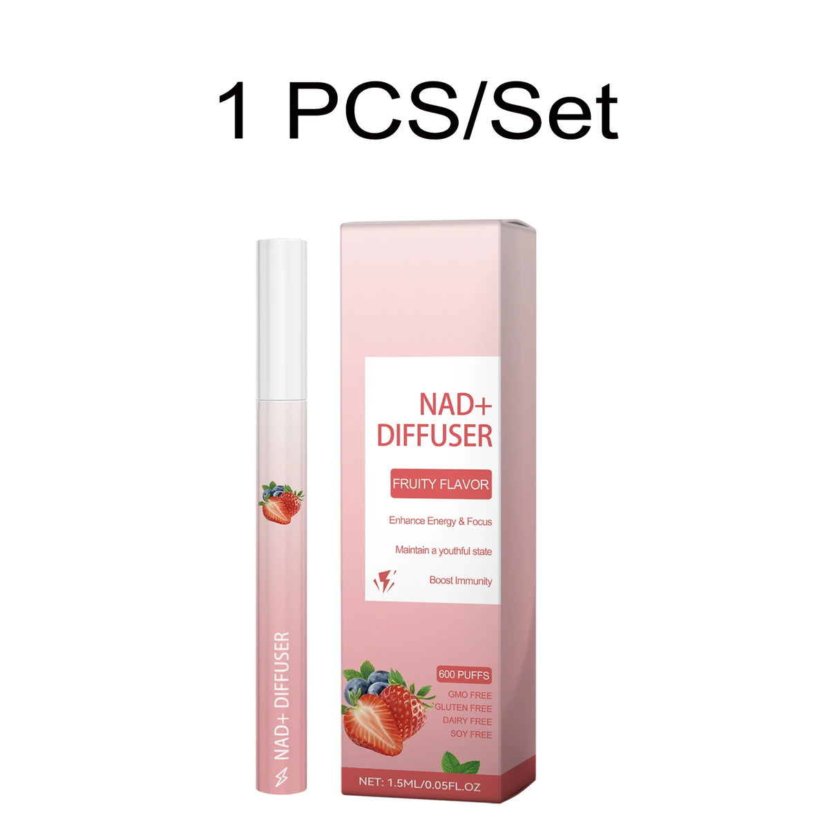 Herbal Energy Stick Aromatherapy Pen Boost Focus Refresh Energy Stress Relief Calming Scent Portable Diffuser