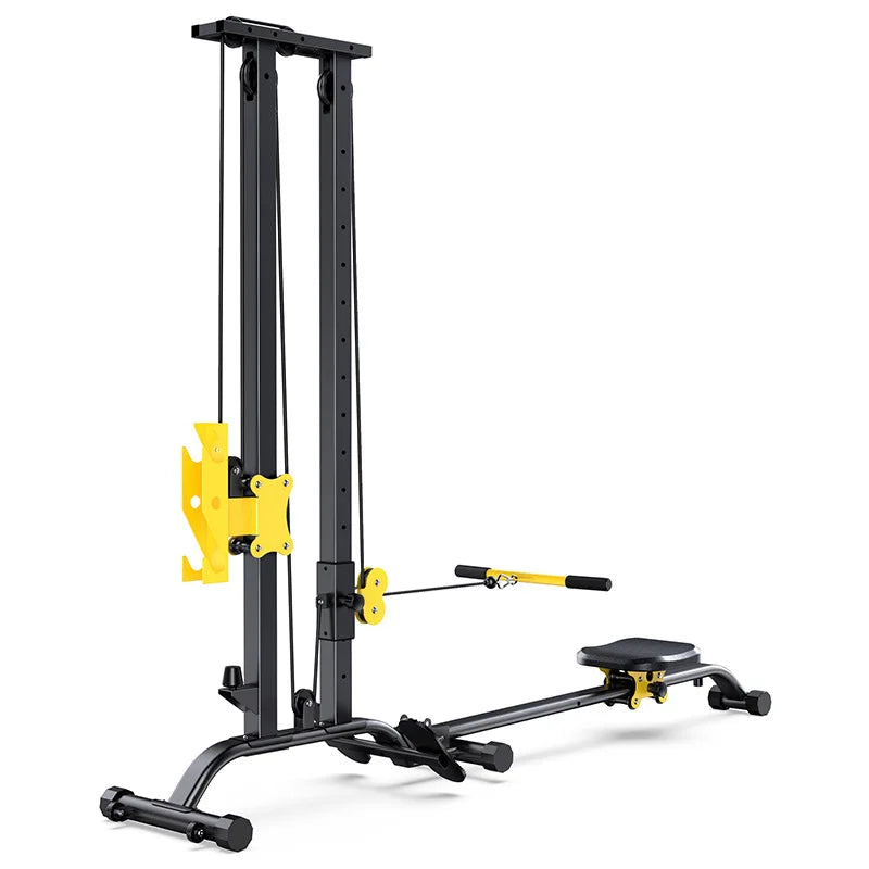 Rowing Machine Fitness Equipment, Exercise High Pull Stand Dumbbell Multifunctional Integrated Training Device, Smith Machine