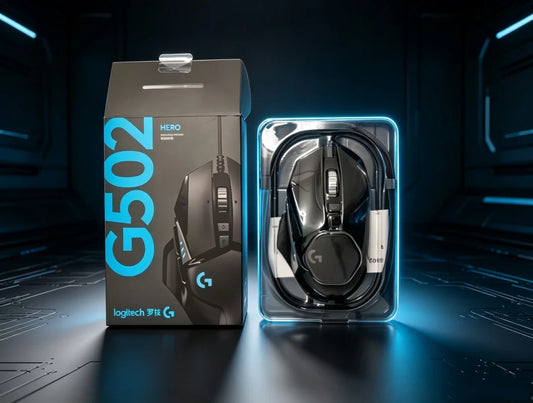 Logitech G502 HERO Wired Gaming Mouse - 25,600 DPI Adjustable Weights RGB Programmable Buttons High Performance