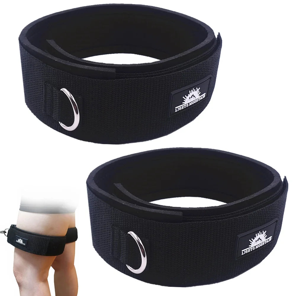 Ankle Straps Fitness Neoprene Padded Calabash Hook Ankle Cuffs for Gym Cable Machines Thigh Weights Exercises Glute Workout Band