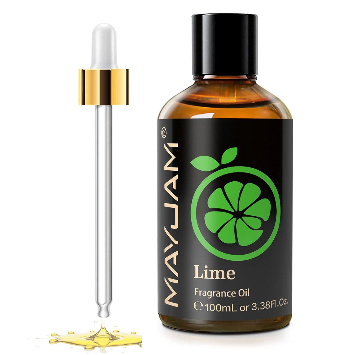 3.38fl.oz Fragrance Oil for Aroma Humidifier Home Car Diffuser Black Orchid Orange Blossom Honeysuckle Lime Guava Green Apple