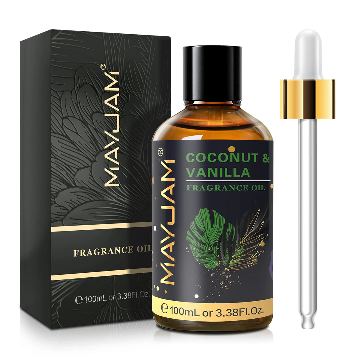 3.38fl.oz Fragrance Oil for Aroma Humidifier Home Car Diffuser Black Orchid Orange Blossom Honeysuckle Lime Guava Green Apple