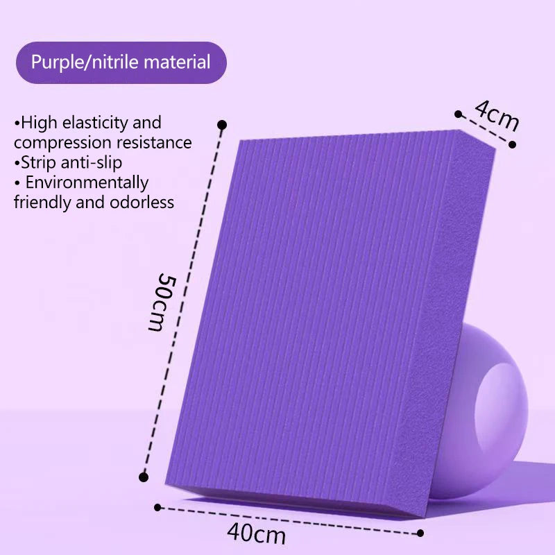 50*40cm Artistic Gymnastic Mat Needles Thick Anti-slip Home Pilates Reformers Fitness Yoga Knee for Workout Equipment Core Allo