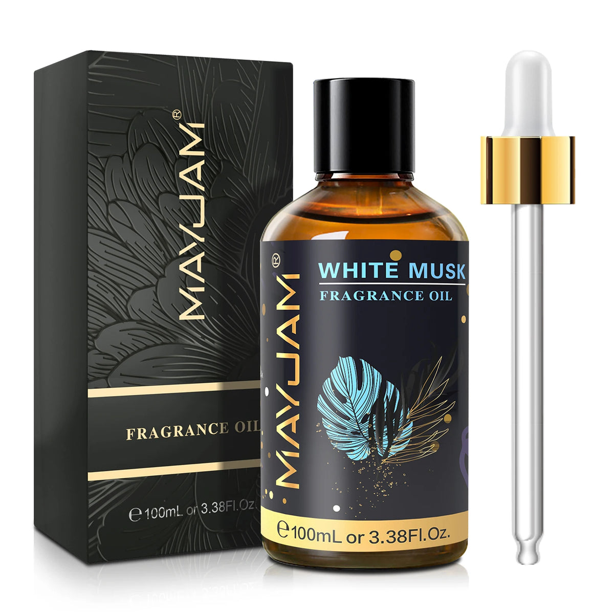 3.38fl.oz Fragrance Oil for Aroma Humidifier Home Car Diffuser Black Orchid Orange Blossom Honeysuckle Lime Guava Green Apple