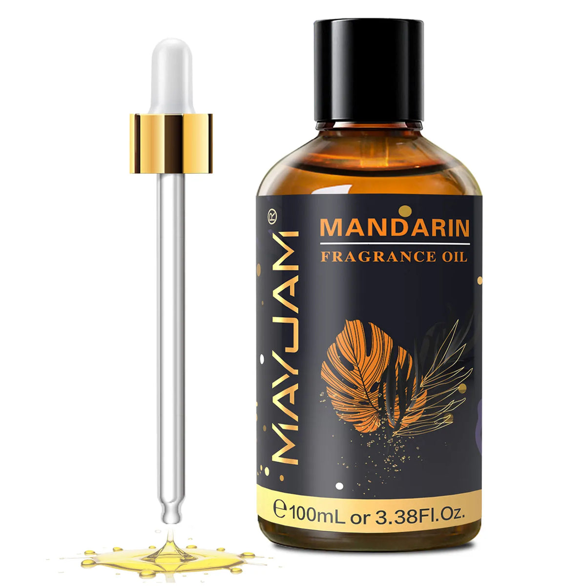 3.38fl.oz Fragrance Oil for Aroma Humidifier Home Car Diffuser Black Orchid Orange Blossom Honeysuckle Lime Guava Green Apple