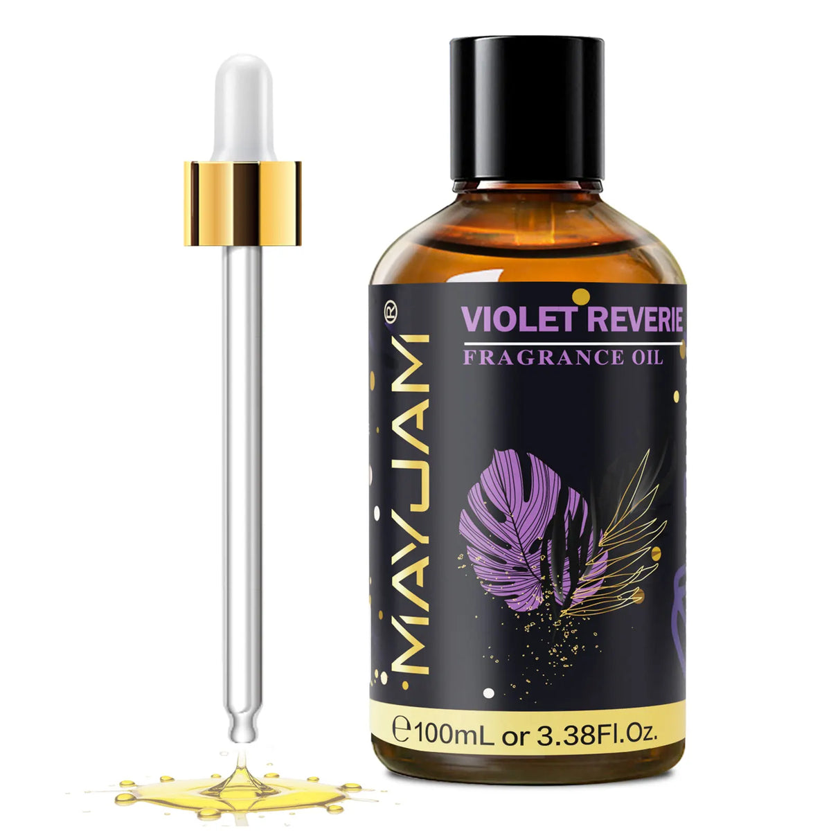 3.38fl.oz Fragrance Oil for Aroma Humidifier Home Car Diffuser Black Orchid Orange Blossom Honeysuckle Lime Guava Green Apple