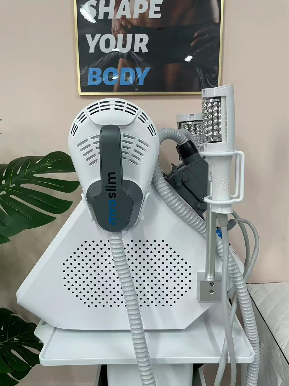 EMS Vacuum Inner Ball Roller 360 Degree Rolling Cellulite Massage Weights Loss Machine Body Muscle Body Slimming Fat Removal