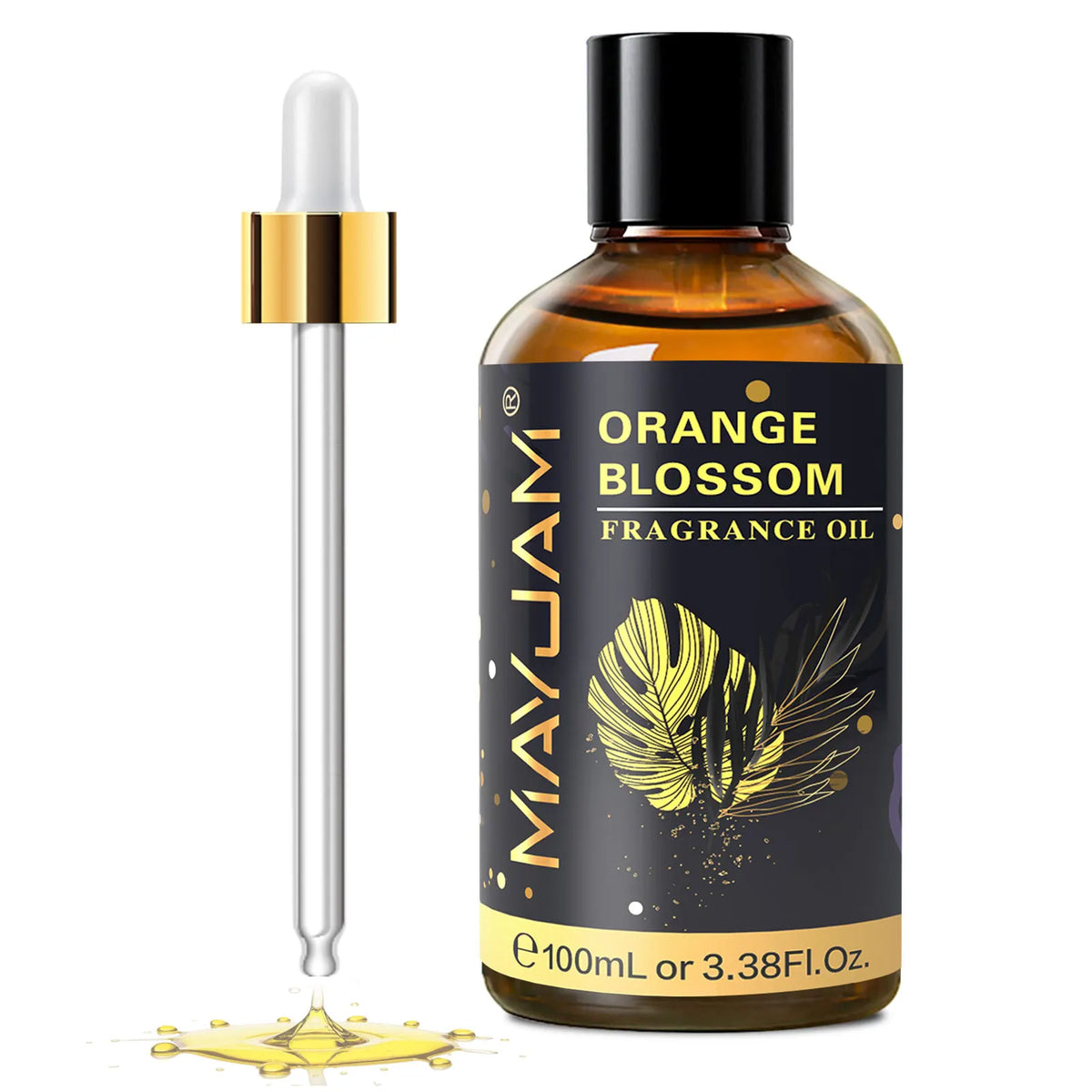 3.38fl.oz Fragrance Oil for Aroma Humidifier Home Car Diffuser Black Orchid Orange Blossom Honeysuckle Lime Guava Green Apple