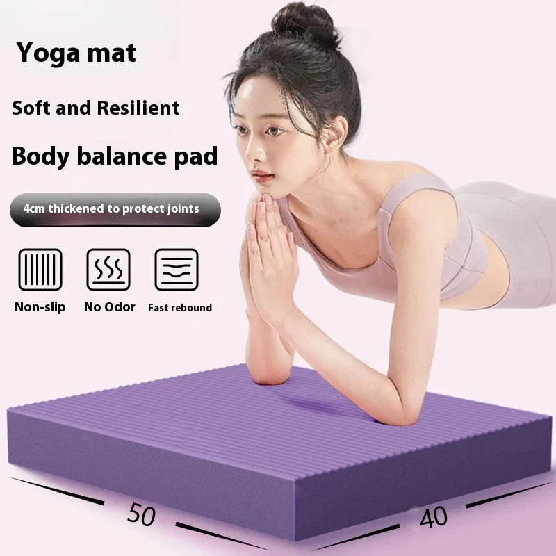 50*40cm Artistic Gymnastic Mat Needles Thick Anti-slip Home Pilates Reformers Fitness Yoga Knee for Workout Equipment Core Allo
