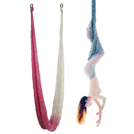 Yoga Hammock Net Aerial Yoga Net Anti Gravity Swing Net Rope Hanging Bed Net Inversion  Fetness Workout Equipment Yoga Hall