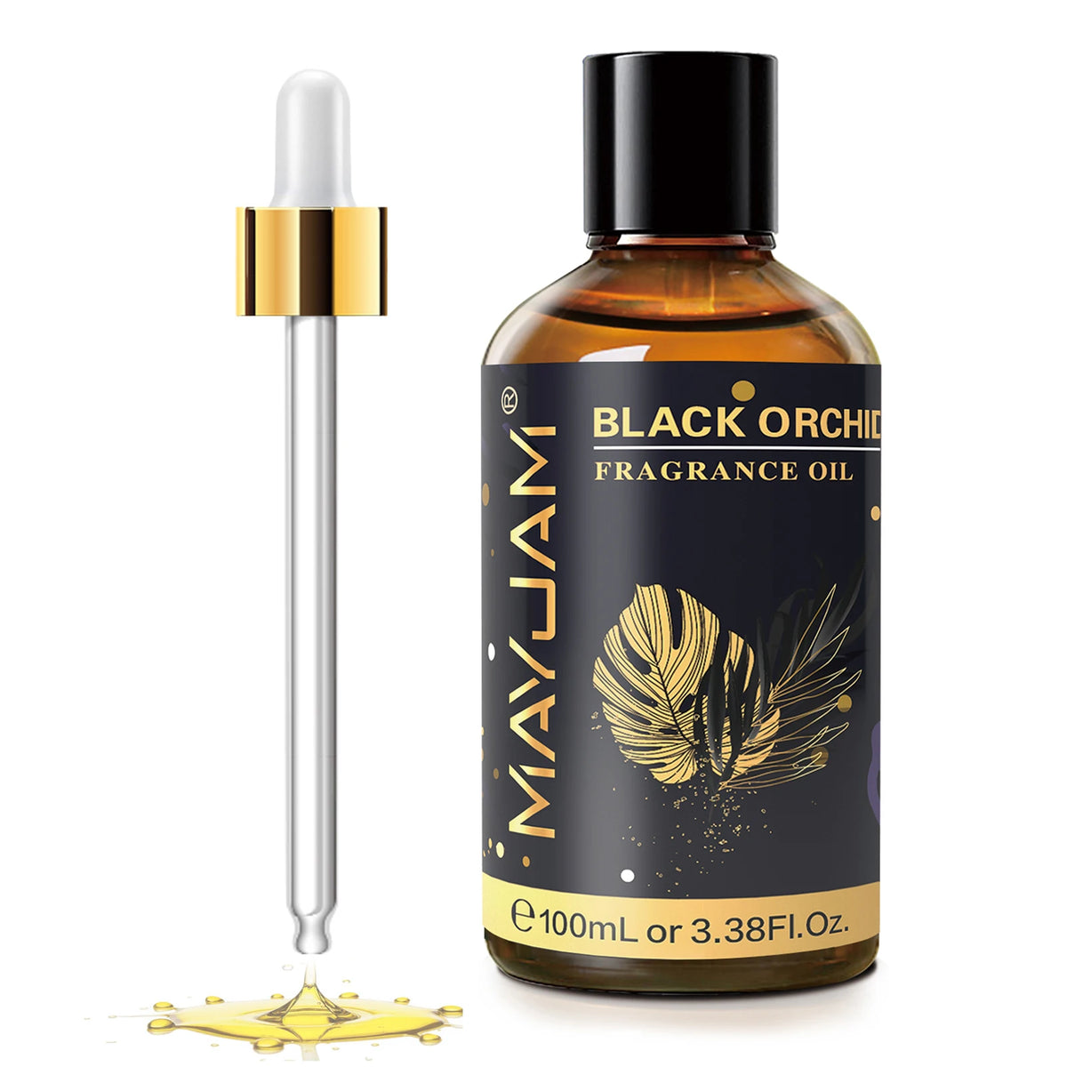 3.38fl.oz Fragrance Oil for Aroma Humidifier Home Car Diffuser Black Orchid Orange Blossom Honeysuckle Lime Guava Green Apple