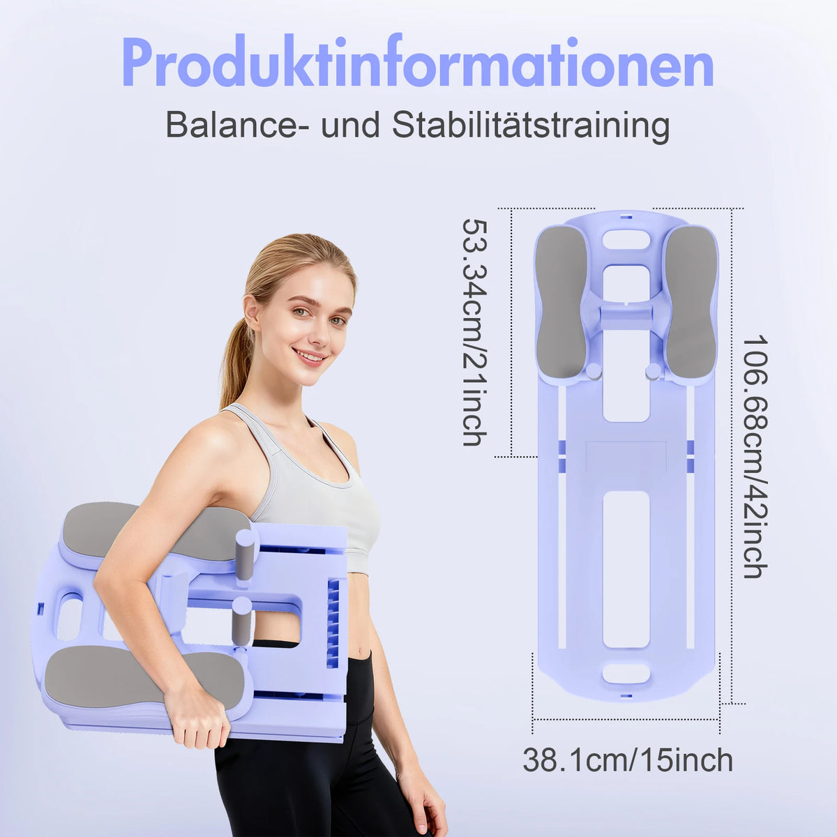 Foldable Pilates Ab Board 5-in-1 Core Training Slab Board Abdominal Exercise Fitness Equipment Multifunctional For Home Office