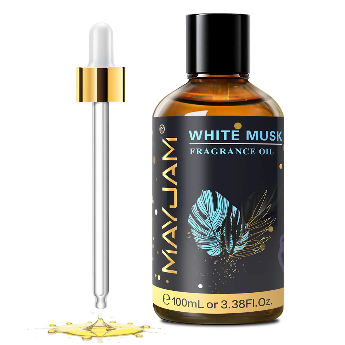 3.38fl.oz Fragrance Oil for Aroma Humidifier Home Car Diffuser Black Orchid Orange Blossom Honeysuckle Lime Guava Green Apple