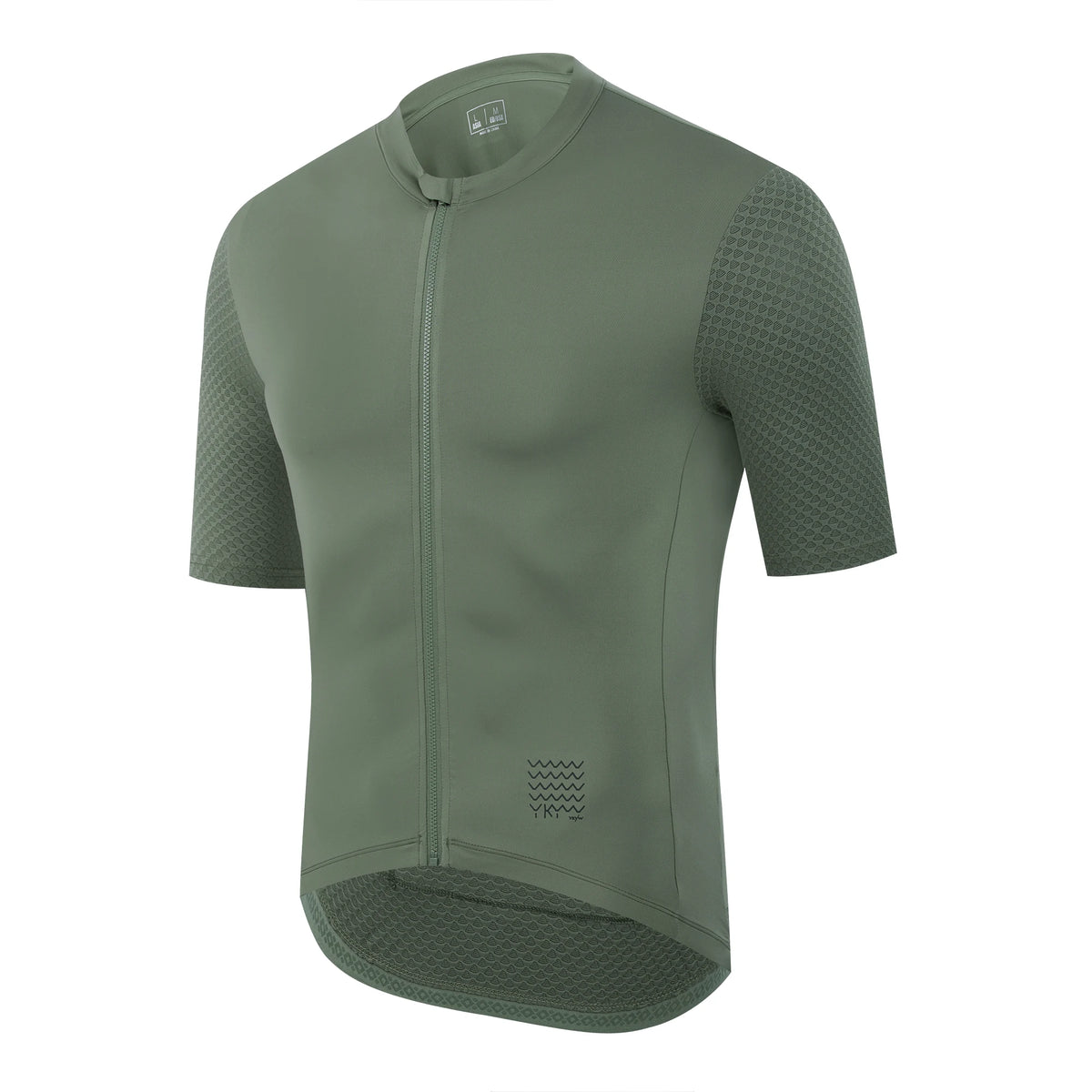 YKYWBIKE Man's Cycling Jersey Summer Road Bike Shirt Breathable Bicycle Jersey Short Sleeve UV Protection