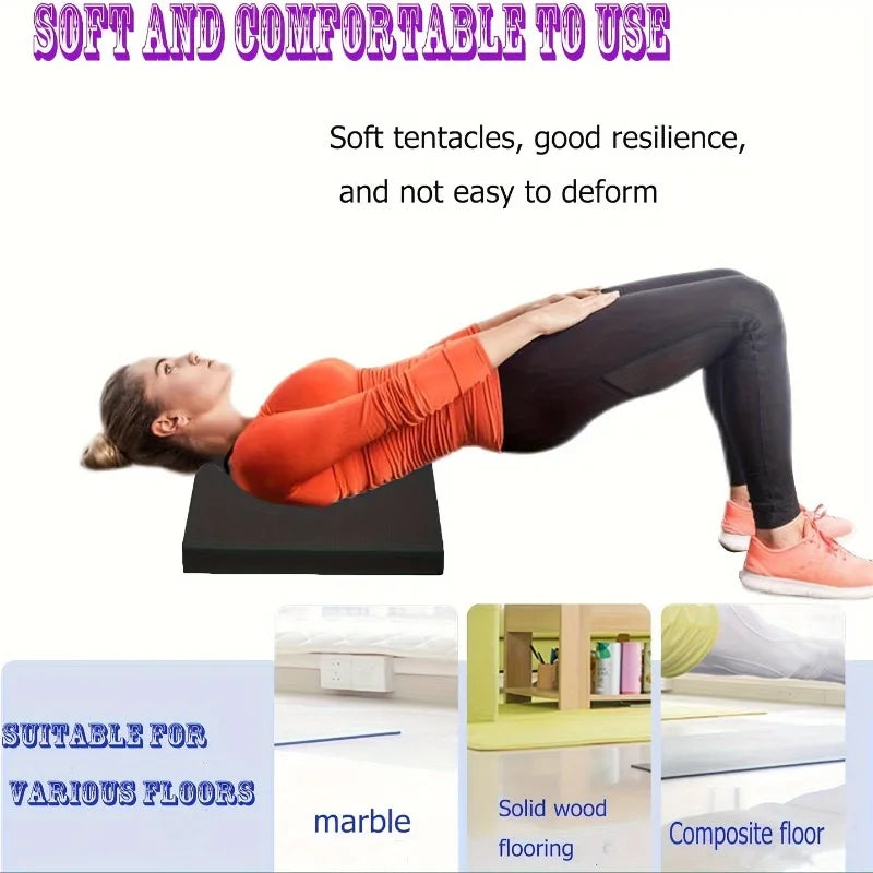 50*40cm Artistic Gymnastic Mat Needles Thick Anti-slip Home Pilates Reformers Fitness Yoga Knee for Workout Equipment Core Allo
