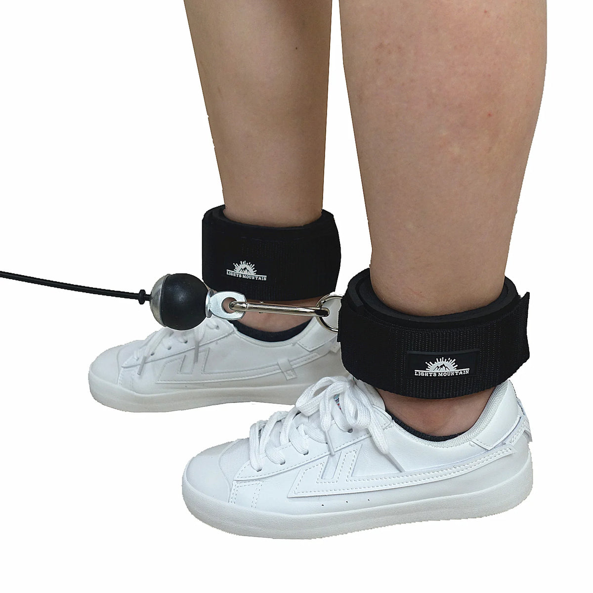 Ankle Straps Fitness Neoprene Padded Calabash Hook Ankle Cuffs for Gym Cable Machines Thigh Weights Exercises Glute Workout Band