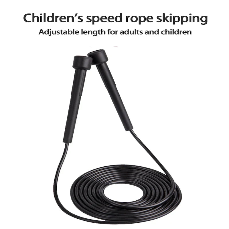 1PC 2.8M Speed Jump Rope Professional Children Adult Gym PVC Jumping Rope Adjustable Fitness Equipment Muscle Boxing Training