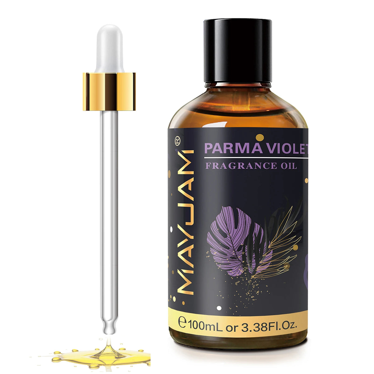 3.38fl.oz Fragrance Oil for Aroma Humidifier Home Car Diffuser Black Orchid Orange Blossom Honeysuckle Lime Guava Green Apple