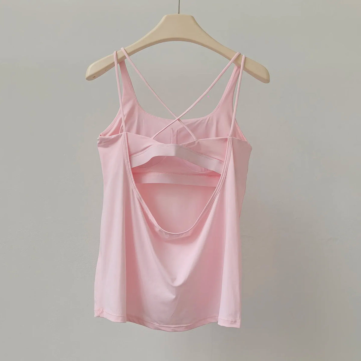 Women's Cushion Padded Sports Bra Tube Top Sleeveless Tank Top Fitness Crop Vest Sexy Sport Lingerie Yoga Underwear