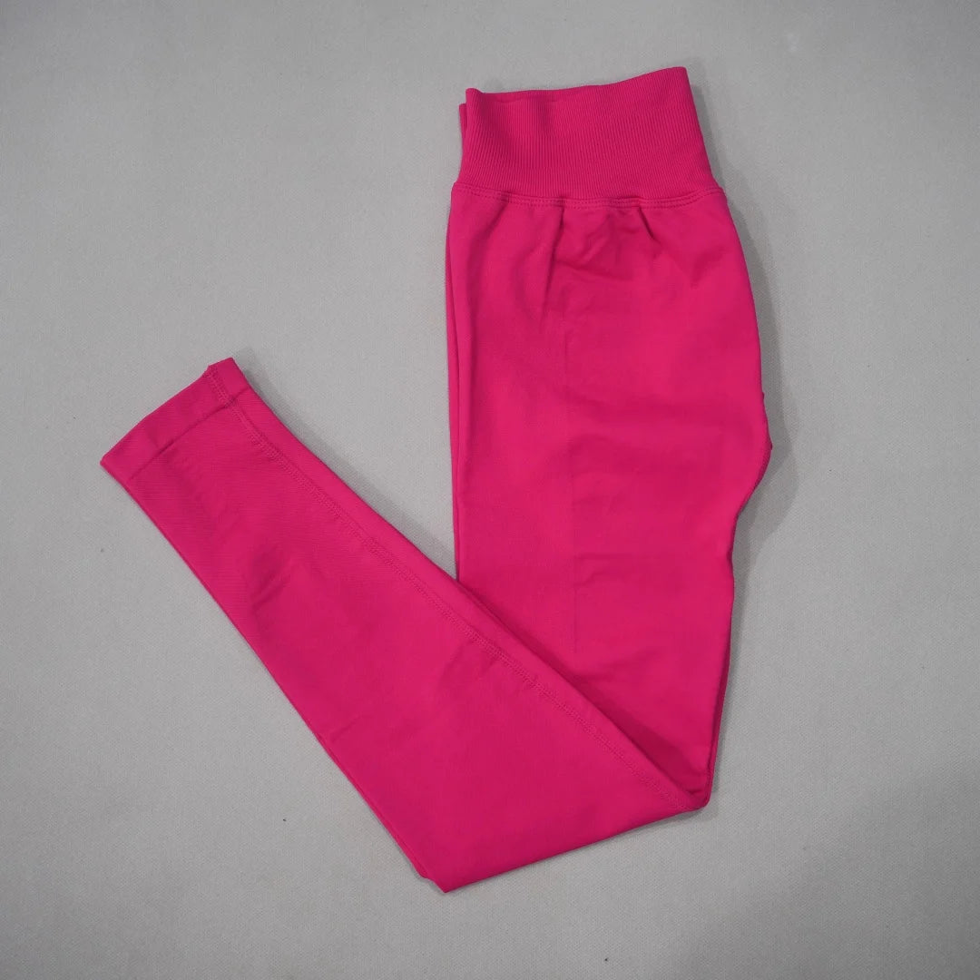 DFDK Women Seamless High Waist Yoga Leggings Squat Proof Quick Dry Butt Lifting Tummy Control Compression Gym Running Slim Sport