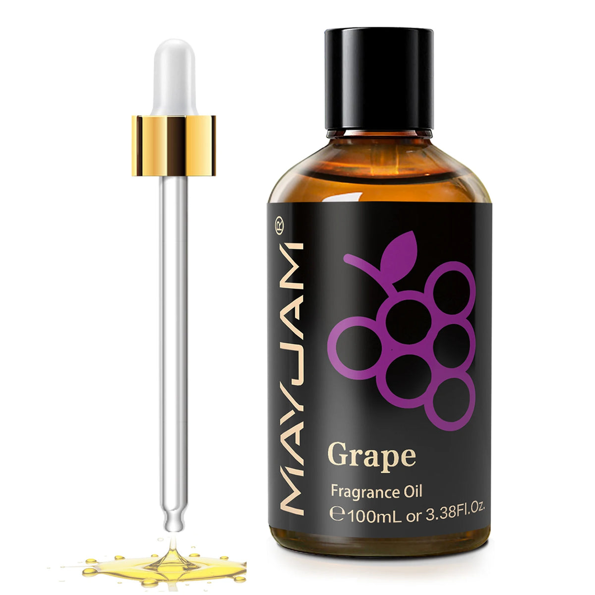 3.38fl.oz Fragrance Oil for Aroma Humidifier Home Car Diffuser Black Orchid Orange Blossom Honeysuckle Lime Guava Green Apple
