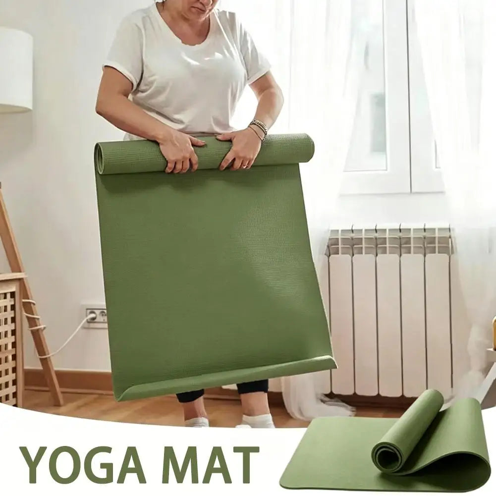 1PCS Exercise Yoga Mat Foldable Pilates Fitness Mat Thickened Comfortable Foam Workout Mat  Portable Travel Fitness Exercise Pad