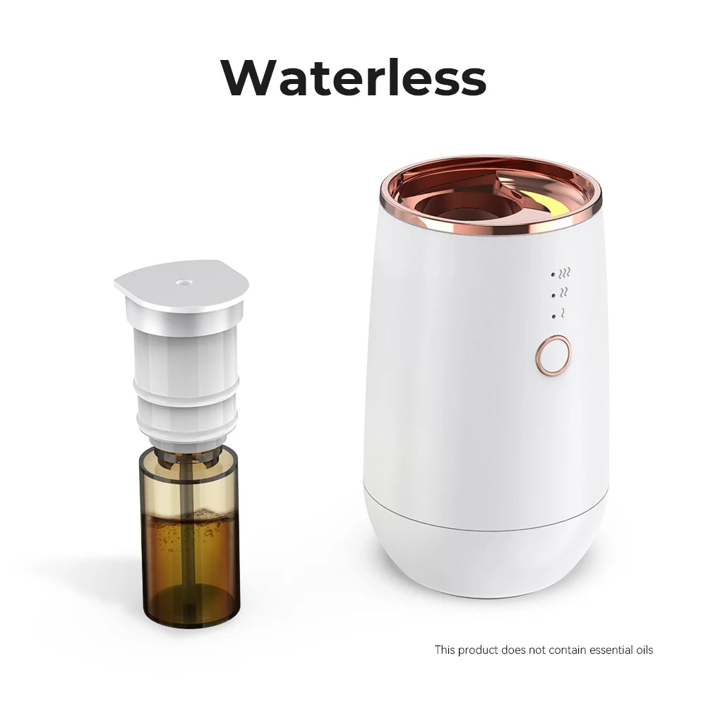 Mini Car Aroma Diffuser Air Freshener Waterless Essential Oils Diffuser USB Rechargeable Fragrance Diffusers ﻿