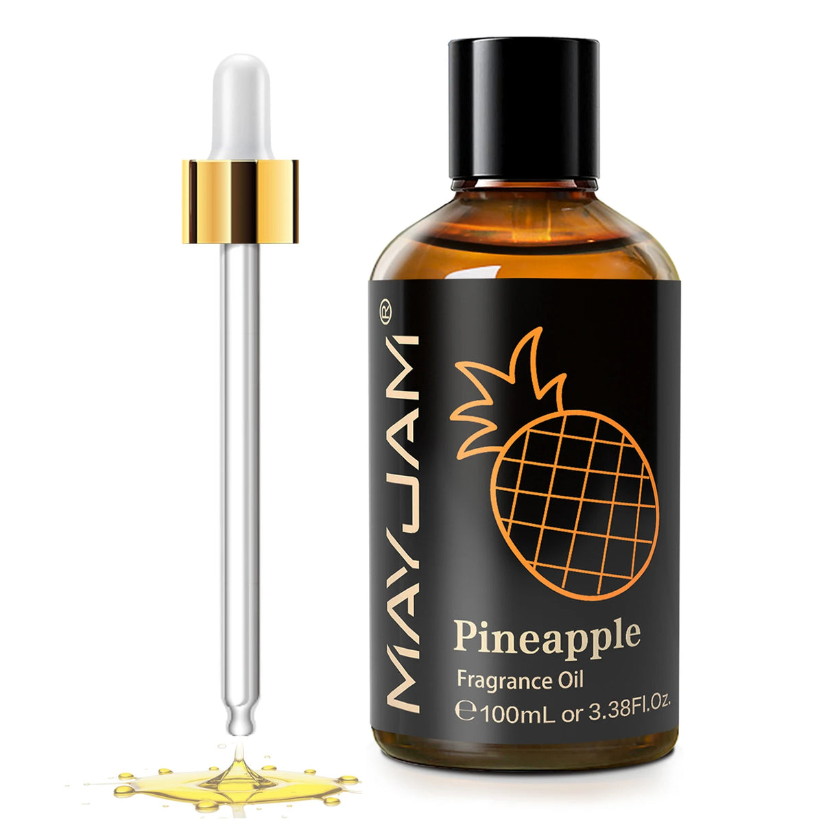 3.38fl.oz Fragrance Oil for Aroma Humidifier Home Car Diffuser Black Orchid Orange Blossom Honeysuckle Lime Guava Green Apple