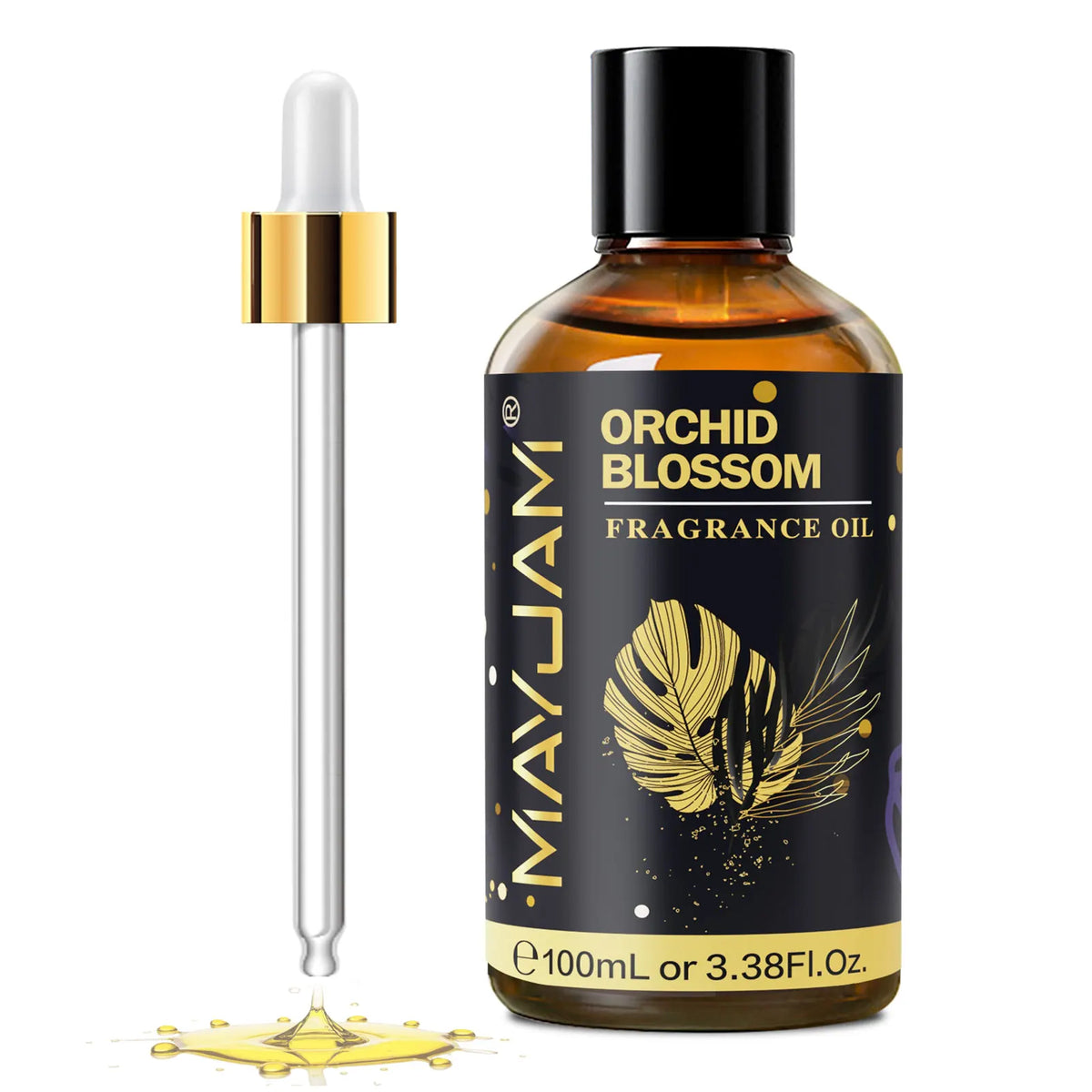 3.38fl.oz Fragrance Oil for Aroma Humidifier Home Car Diffuser Black Orchid Orange Blossom Honeysuckle Lime Guava Green Apple