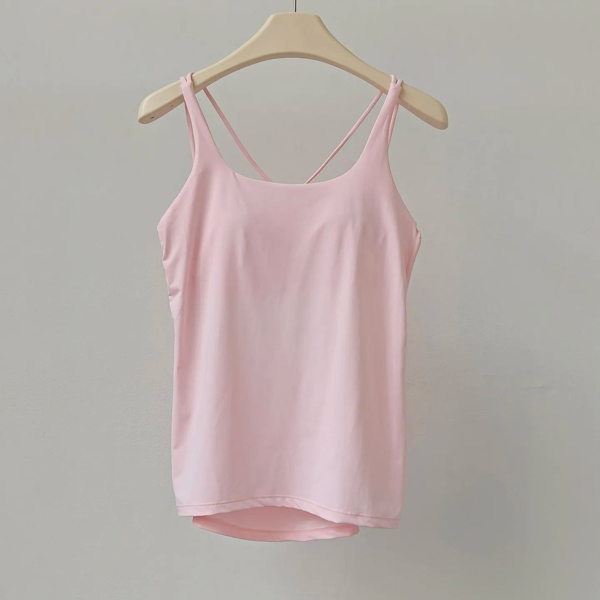 Women's Cushion Padded Sports Bra Tube Top Sleeveless Tank Top Fitness Crop Vest Sexy Sport Lingerie Yoga Underwear