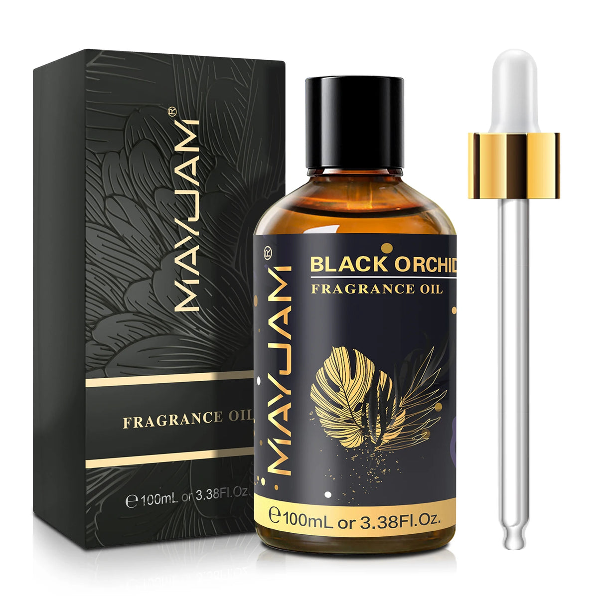 3.38fl.oz Fragrance Oil for Aroma Humidifier Home Car Diffuser Black Orchid Orange Blossom Honeysuckle Lime Guava Green Apple