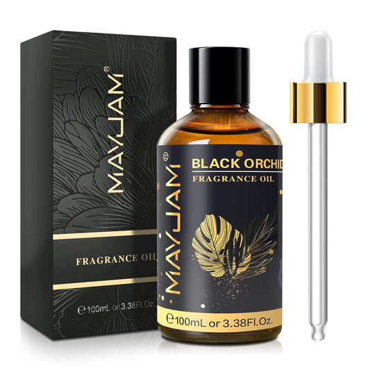 3.38fl.oz Fragrance Oil for Aroma Humidifier Home Car Diffuser Black Orchid Orange Blossom Honeysuckle Lime Guava Green Apple