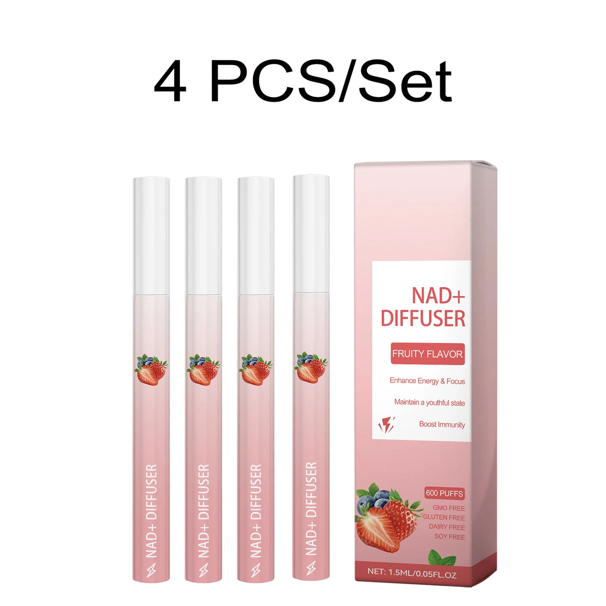Herbal Energy Stick Aromatherapy Pen  Boost Focus Refresh Energy Stress Relief Calming Scent Portable Diffuser