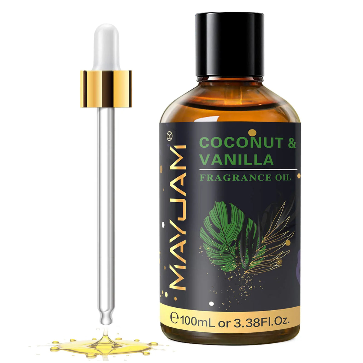 3.38fl.oz Fragrance Oil for Aroma Humidifier Home Car Diffuser Black Orchid Orange Blossom Honeysuckle Lime Guava Green Apple