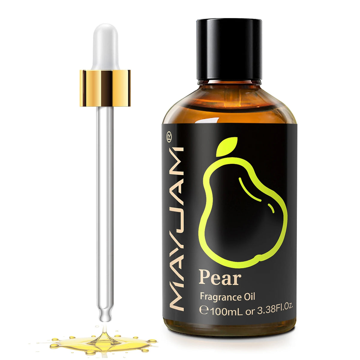 3.38fl.oz Fragrance Oil for Aroma Humidifier Home Car Diffuser Black Orchid Orange Blossom Honeysuckle Lime Guava Green Apple