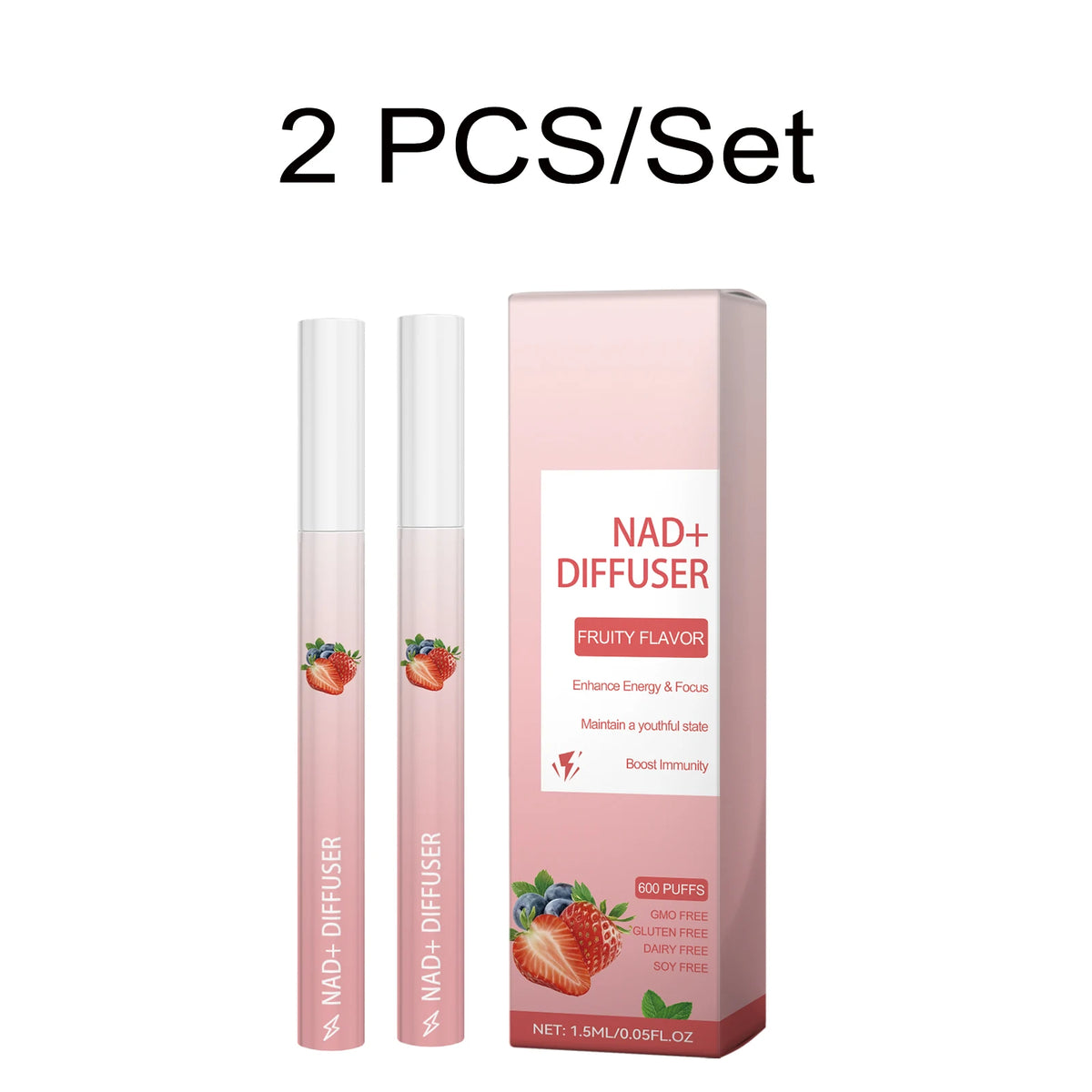 Herbal Energy Stick Aromatherapy Pen  Boost Focus Refresh Energy Stress Relief Calming Scent Portable Diffuser
