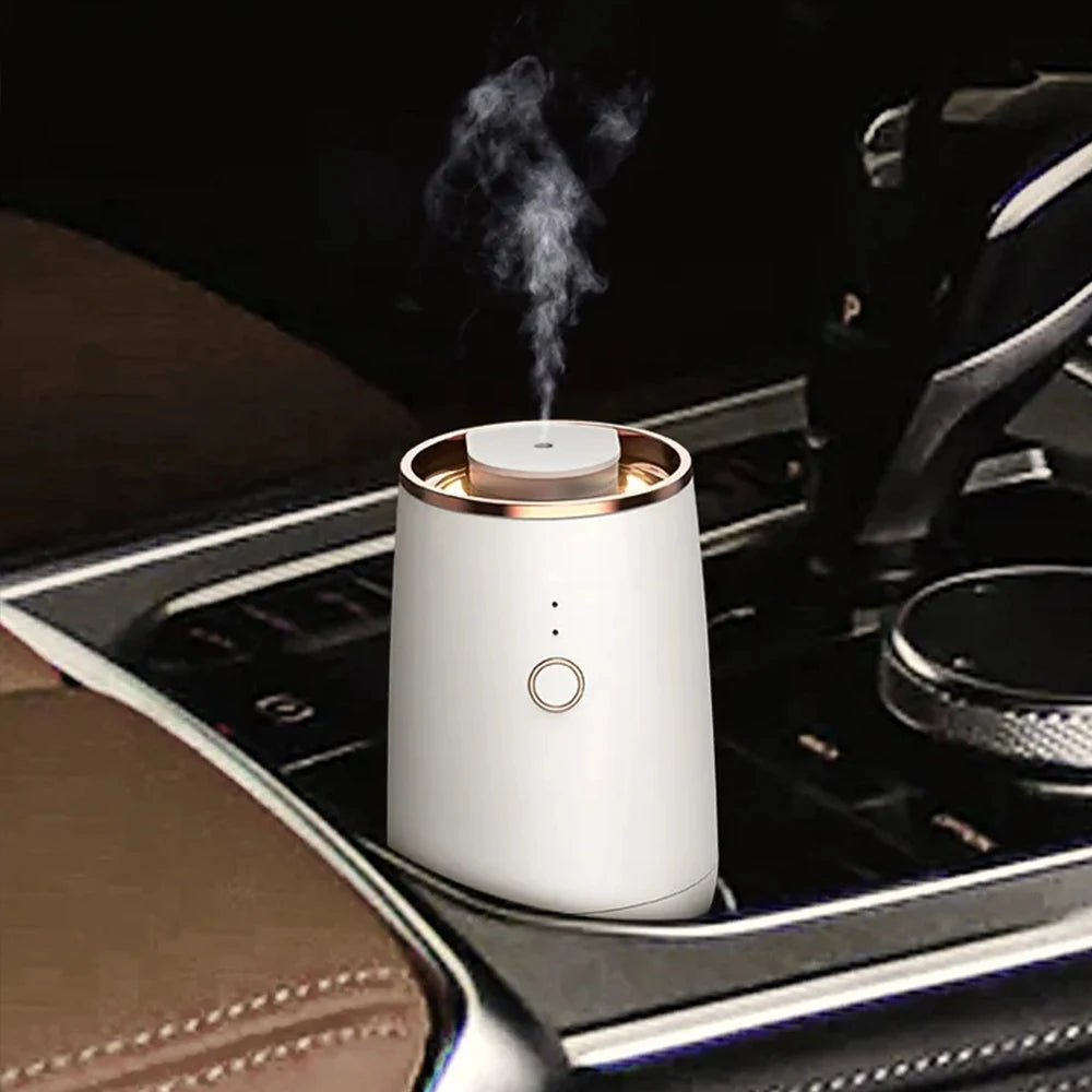 Mini Car Aroma Diffuser Air Freshener Waterless Essential Oils Diffuser USB Rechargeable Fragrance Diffusers ﻿